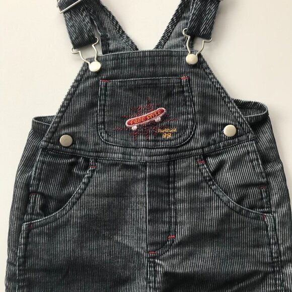 FREE w PURCHASE LAPIERRE COLLECTION boys girls skater toddler overalls 12-18 mo - Picture 3 of 7